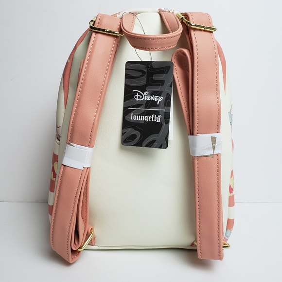 Loungefly Disney Best Friends Stripe Mini Backpack - Picture 6 of 7